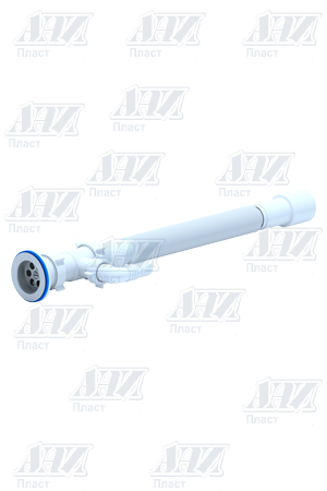 Сифон-гофра d1.1/2"-40/50 удлинённый с носиком АНИ G-118