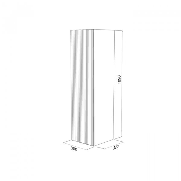 Пенал подвесной, 30 см, белый, Bild, ID BIL30W0i97,