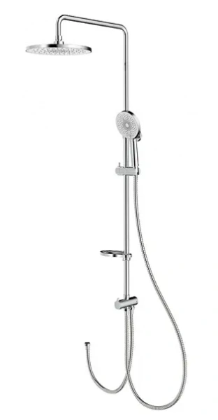 Душевой гарнитур с верхней лейкой Milardo Ideal Spa ILSSB3FM76 хром