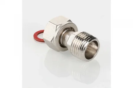 Полусгон прямой VALTEC с накидной гайкой, 1/2"x1/2" (VTr.613.N.0404)