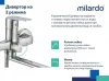 Смеситель ванны MILARDO "Helic" HELSB02M02