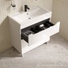 Тумба напольная, 80 см, белый, Ray, ID RAY80WFi95,