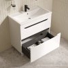 Тумба напольная, 80 см, белый, Ray, ID RAY80WFi95,