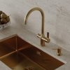 Дозатор, латунь, PVD матовое золото, Kitchen Line, ID SDIMG00i59,