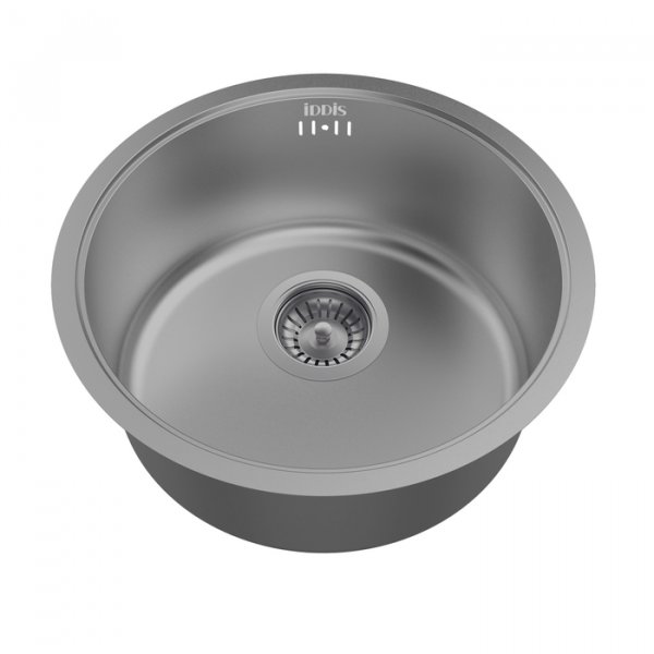 Мойка, нерж.сталь, универсального монтажа, графит, D-425*180,  Edifice, ID EDI42G0i77,