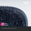 Набор ковриков для ванной комнаты, 65х45 + 45х45, микрофибра, синий, ID PSET05Mi13,