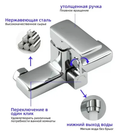 Смеситель ванны "FRAP" F2260