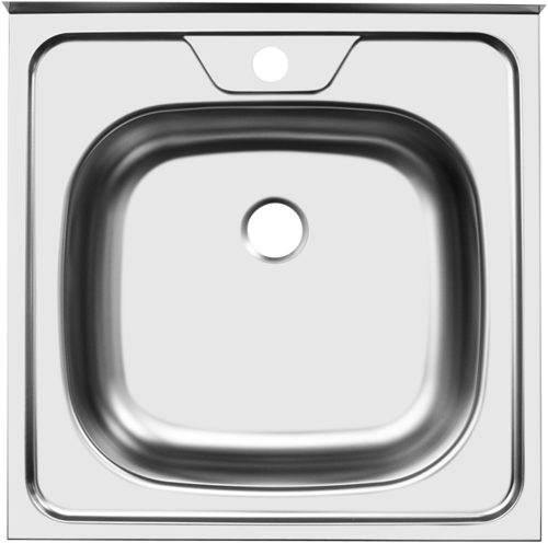 Мойка "Юкинокс" Стандарт STD500*500-5С/4C накладная (без акс)