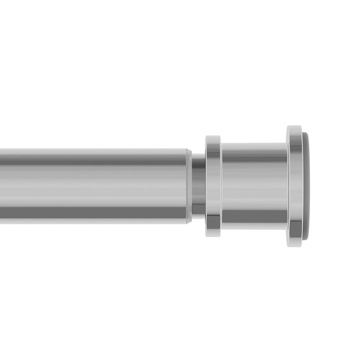 Карниз для ванной комнаты, 110-200 см, хром глянцевый, Elegante, ID RSC0120i14,