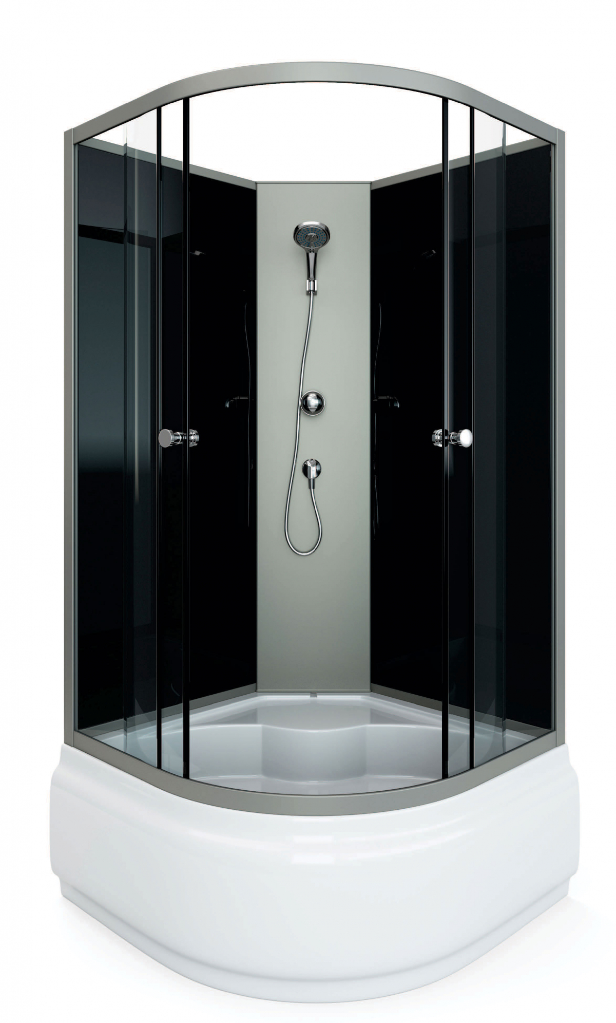 Кабина душевая "Style" S-02G (90*90) тонированное стекло