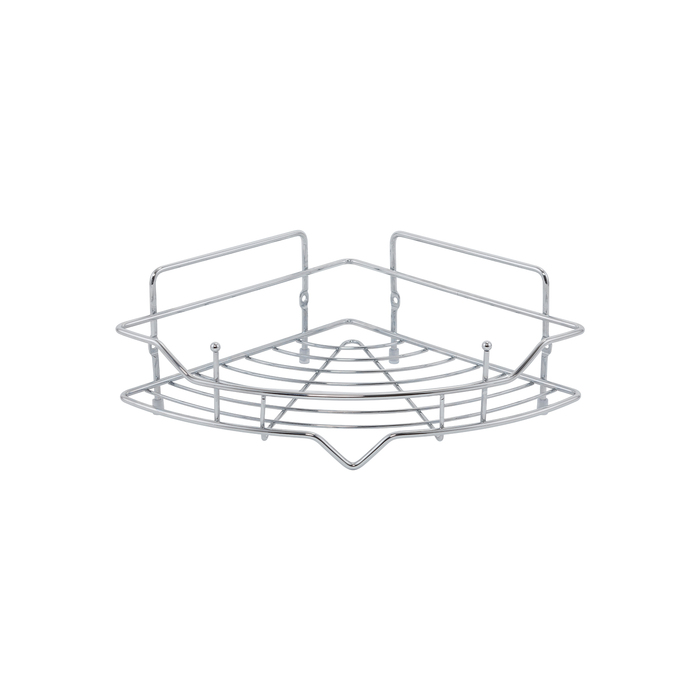 Полка одноярусная угловая, проволока стальная, хром, Grid, MI GRICC1CM44,