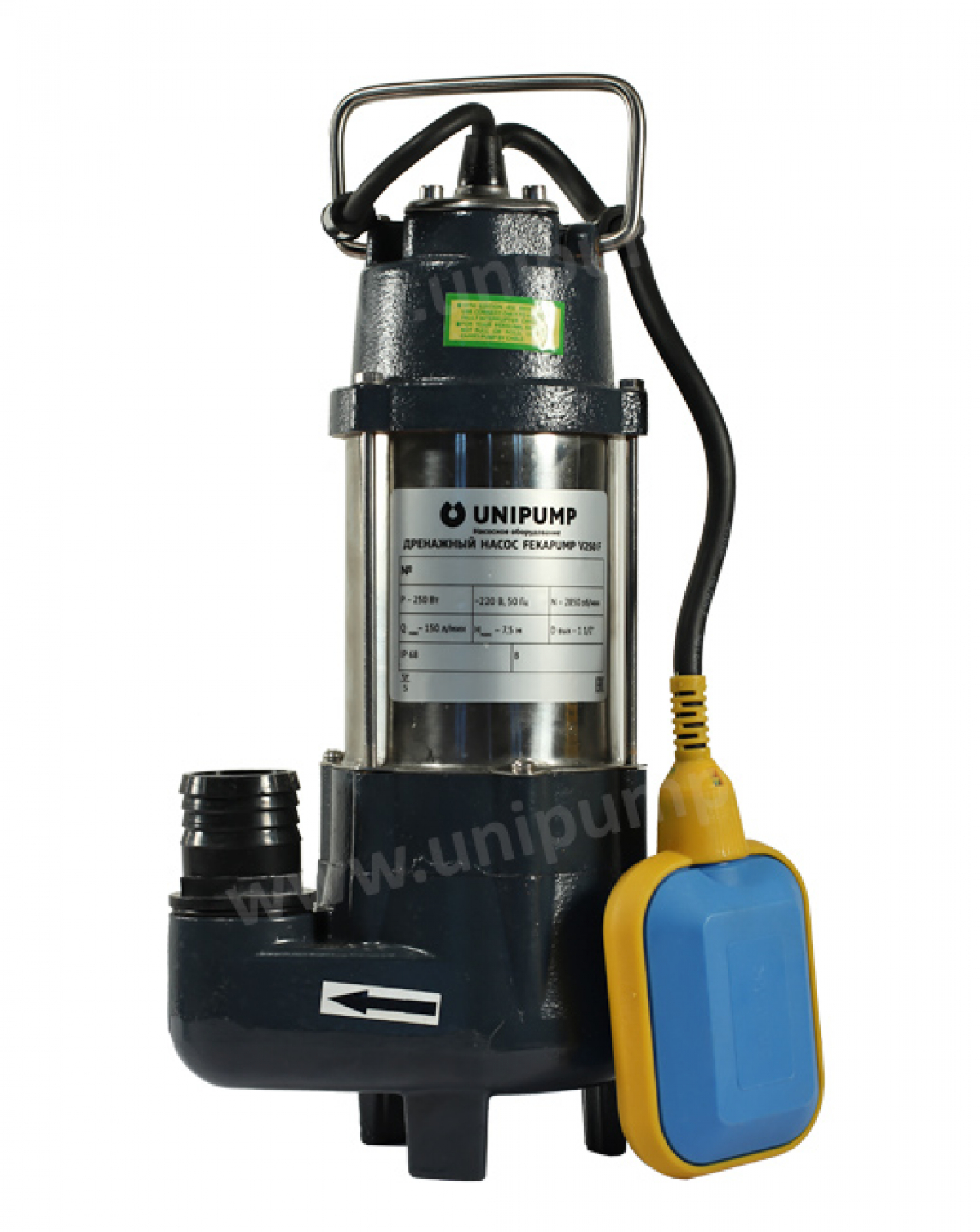 Насос "UNIPUMP" фекальный FEKAPUMP V 250F