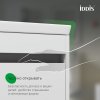 Тумба с умывальником, подвесная, с нишей, 80 см, белый, Zodiac X, ID ZDX80WNi95K,
