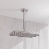 Кронштейн для верхнего душа в потолок, квадратный, хром, Optima Home, ID OPH20CSi61,