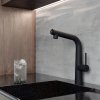 Смеситель кухни IDDIS "Pure" PURBLFBi05 с каналом для фильтрованной воды, черный