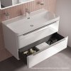 Тумба подвесная, 100 см, белый, Cloud X, ID CLX10W0i95,