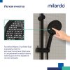Лейка для душа, черная матовая, 3F, Ideal Spa, MI ILS3FBRM18,