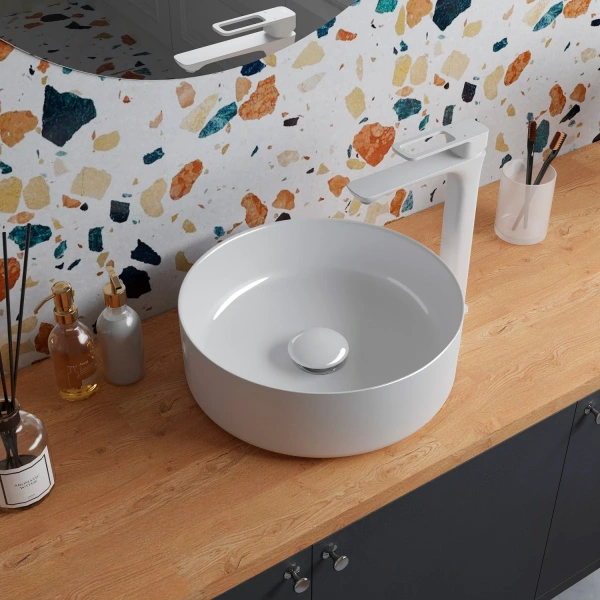 Выпуск для умывальника "IDDIS" Optima Home белый глянец арт. OPHWS00i88