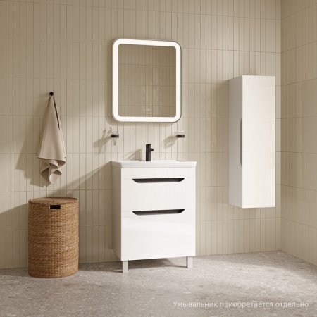 Тумба напольная, 60 см, белый, Ray, ID RAY60WFi95,