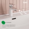 Тумба с умывальником, подвесная, 100 см, белый, Cloud X, ID CLX10W0i95K,