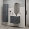 Тумба подвесная, 60 см, темно-серый, Edifice, ID EDI60D0i95,