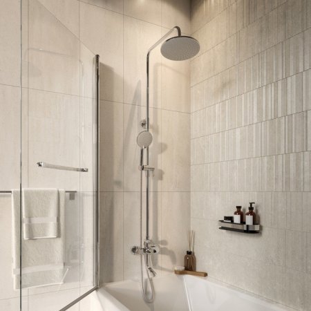 Смеситель для ванны с верхним душем "IDDIS" Optima Home OPTSB3FI06