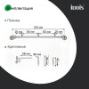 Крючки 3 на панели Петит (Petite), IDDIS, PETSSS3i41 хром мат,