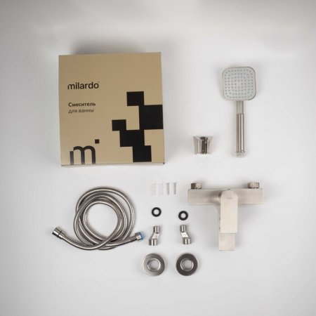 Смеситель для ванны, сатин, Maze, MI MAZBN00M02,