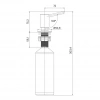 Дозатор "IDDIS Kitchen Line" латунь, хром SDISB00i59
