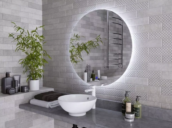 Зеркало COSMO-промо (700*700*45) LED с сенсорным выкл.