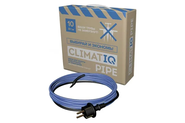 ГРЕЮЩИЙ КАБЕЛЬ CLIMATIQ PIPE SR 20 м для защиты труб от замерзания (наружн.)