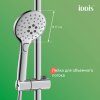 Смеситель с верхним душем и изливом IDDIS "Ray" RAYSB3Fi06