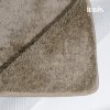 Коврик для ванной комнаты с вырезом, 50х50, микрофибра, светло-коричневый, ID BTLT07Mi12,