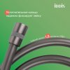 Душевая система с тропическим душем и изливом, матовый графит, Parker, ID PARGM3Fi06,