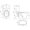 Унитаз-компакт Santek Алькор 1WH501835
