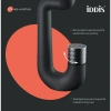 Смеситель тюльпан c управлением Push Control IDDIS "Twist" черный матовый TWIBLBTi01