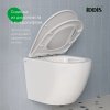 Комплект 3в1: подвесной унитаз, инсталляция и клавиша смыва белая, Basic, ID BASBQ03i73,