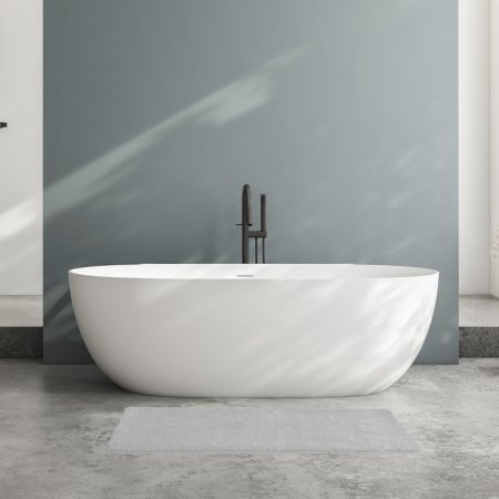 Коврик для ванной комнаты, 70x120, микрофибра, серый, ID BSQL02Mi12IT,