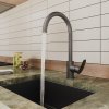 Смеситель для кухни с каналом для фильтрованной воды, графит, Rora, Mi RORGMFJM05,