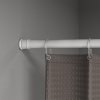 Карниз для ванной комнаты, 110-200 см, белый, ID SRW0120i14,