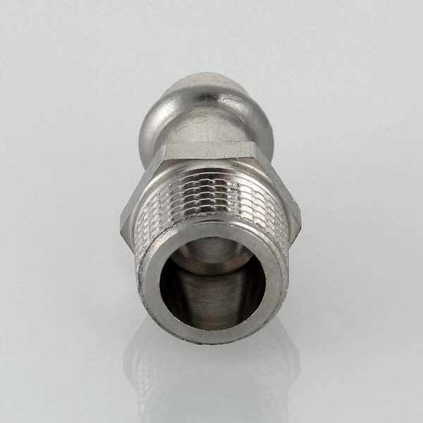 Пресс-фитинг VALTEC, нерж. сталь с нар.р. 22х3/4" (VTi.901.I.002205)