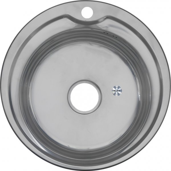Мойка MELANA 510 N 0,6/170 врезная круглая с сифоном (018a N*15)