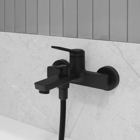 Смеситель ванны IDDIS "Parker" матовый черный PARBL02i02WA