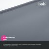 Штора для ванны "IDDIS" 200*180 см, полиэстер серый BS01P18i11