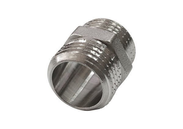 Ниппель НИКЕЛИРОВАННЫЙ VALFEX НР-НР 1  1/4" (VF.582.N.114)