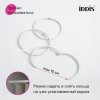 Набор колец для шторы в ванную комнату, металл, белый матовый, ID RM02WHOi15,