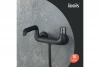 Смеситель ванны c управлением Push Control IDDIS "Twist" черный матовый TWIBLBTi02WA