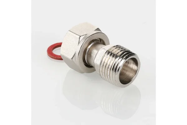 Полусгон прямой VALTEC с накидной гайкой, 1/2"x1/2" (VTr.613.N.0404)