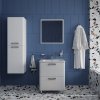 Тумба напольная, 60 см, белая, Brick, ID BRI60WFi95,