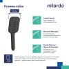 Лейка для душа, черная матовая, 3F, Ideal Spa, MI ILS3FBSM18,